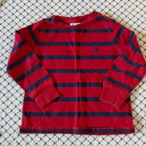 Ralph Lauren boys long sleeve striped shirt 2/2T
